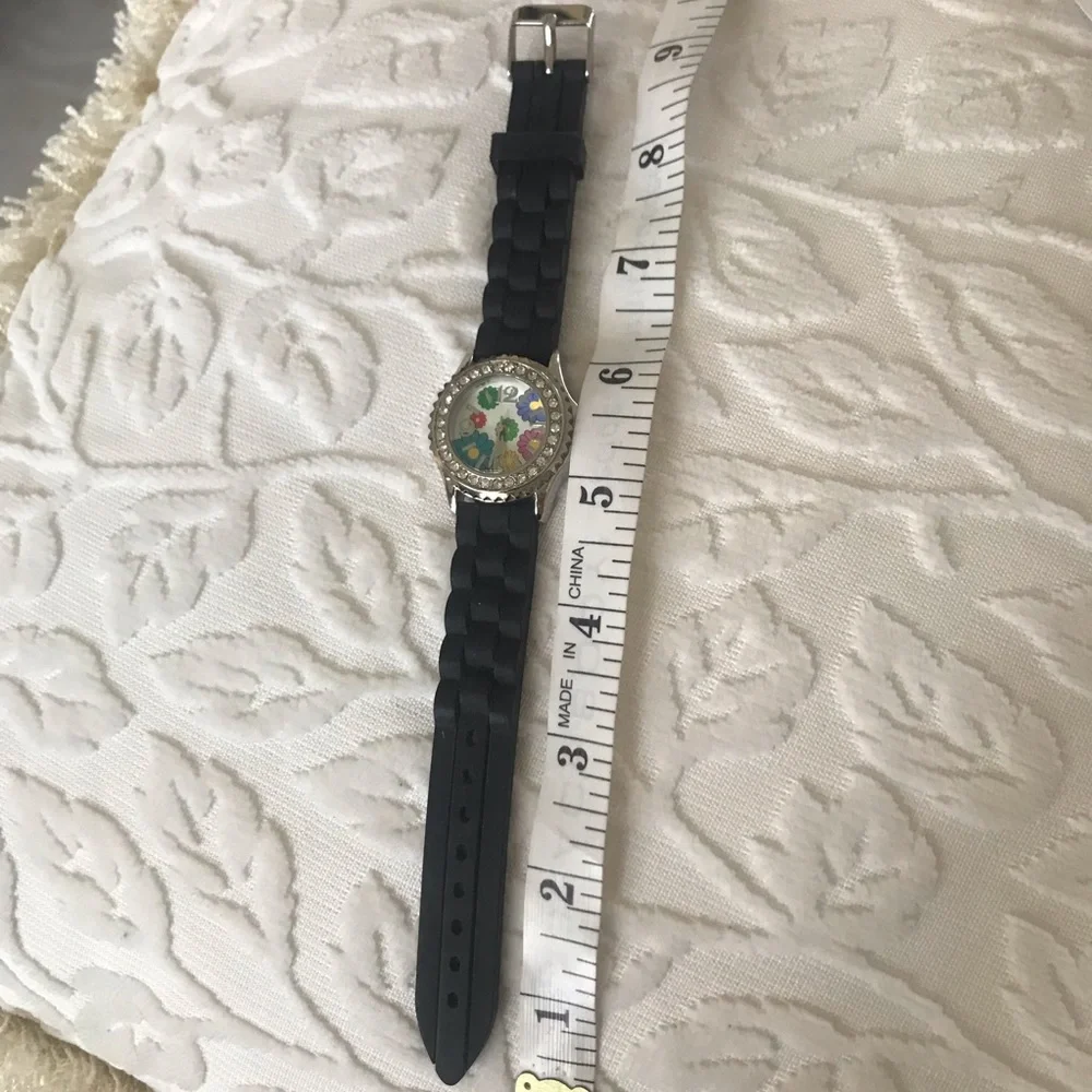 Geneva Crystal Jelly Band Watch